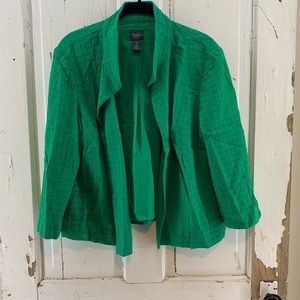 Chico’s Green Travelers Jacket